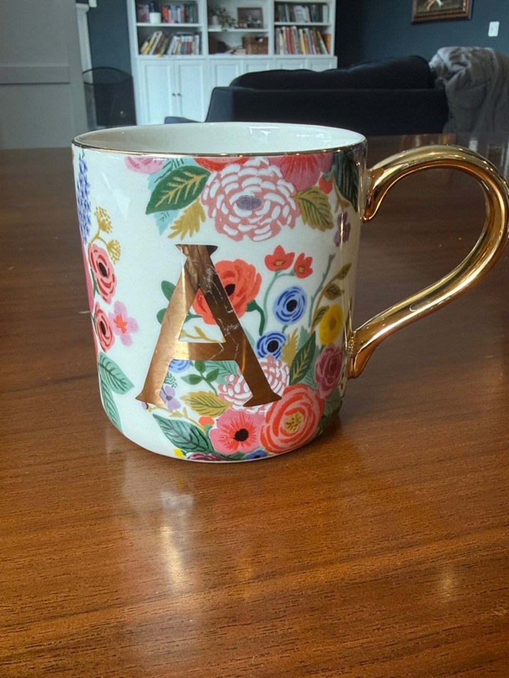 Anthropologie Rifle Paper Co mug